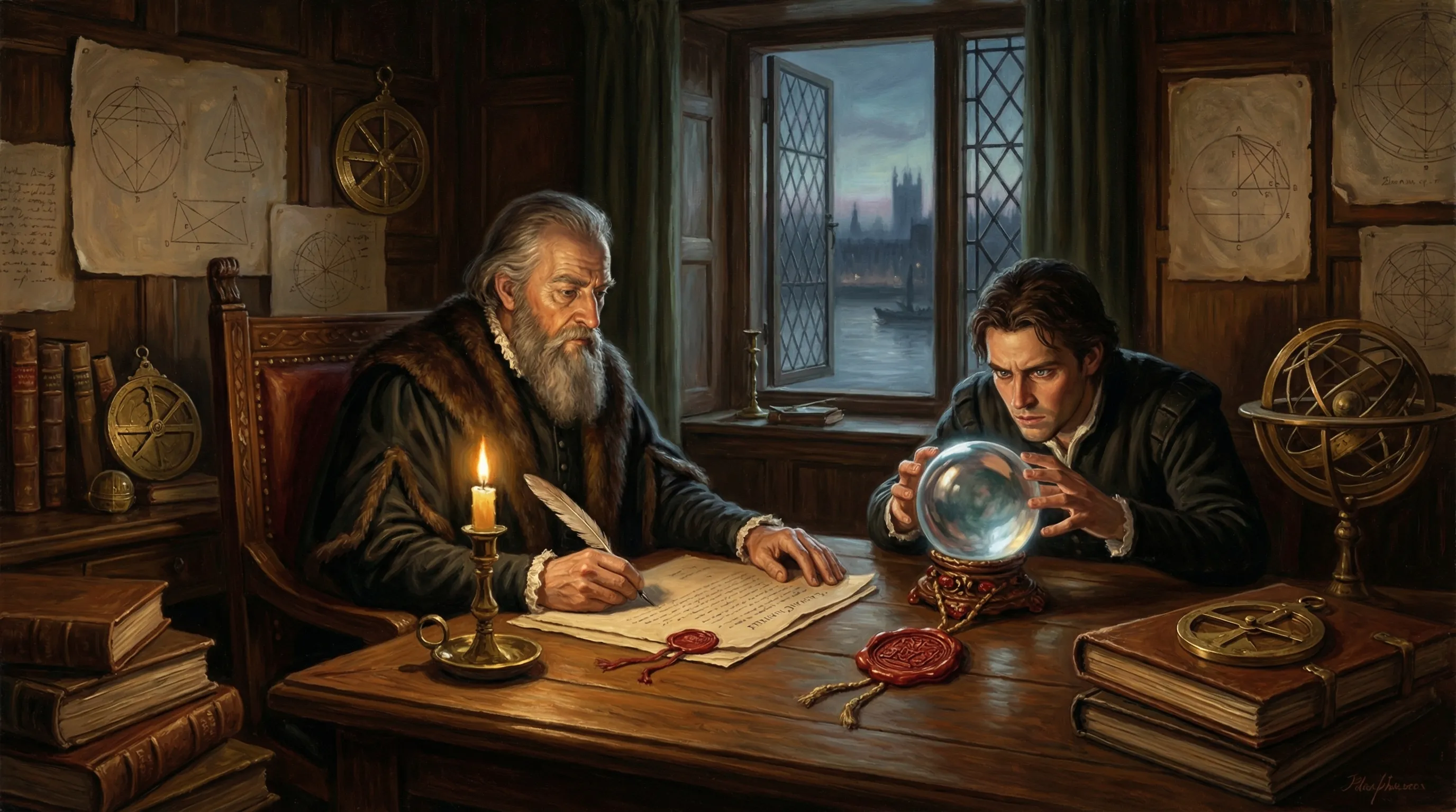 John Dee's study at Mortlake, where the impossible became documented